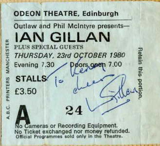 Gillan - Oct '80