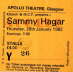 Sammy Hagar - Jan '82