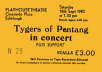 Tygers of Pantang - Sep '82